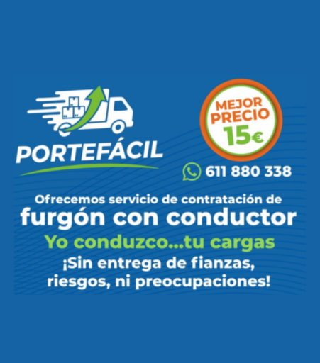 Alquiler de furgón con conductor Furgón con conductor